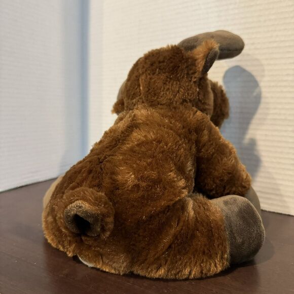 Wilcor Wildlife Friends Floppy Moose Plush Brown 9" Stuffed Animal Toy NWT - Picture 6 of 12